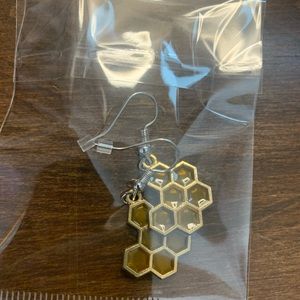 Honey comb earrings